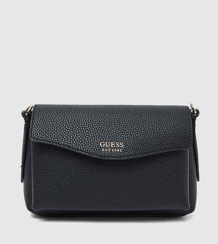 BRENTON Textured Flap Shoulder Bag