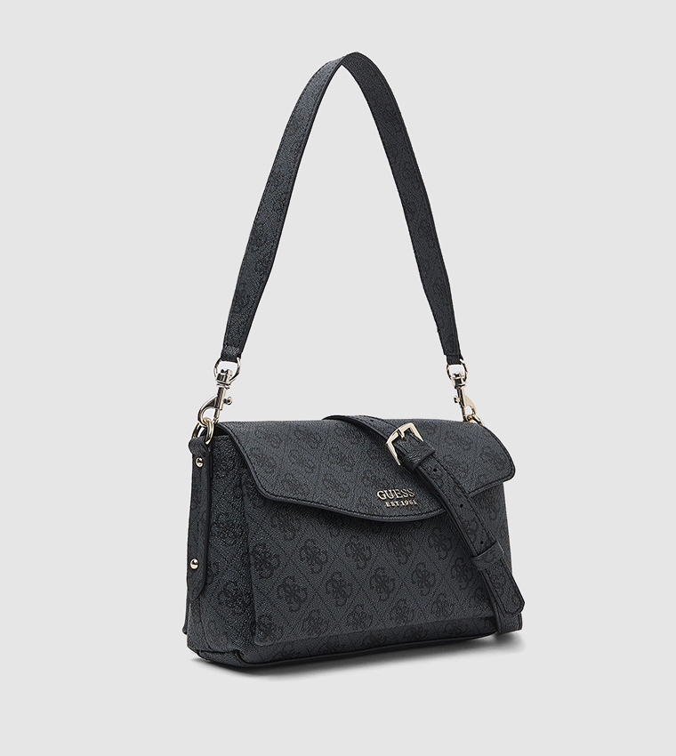 BRENTON Logo Printed Shoulder Bag