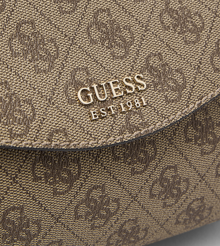 BRENTON Logo Printed Shoulder Bag