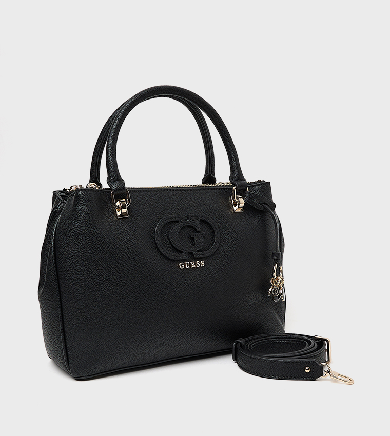 CALEBRA Logo Appliqued Satchel Bag