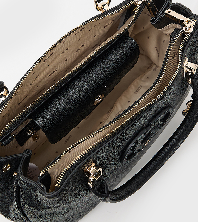 CALEBRA Logo Appliqued Satchel Bag