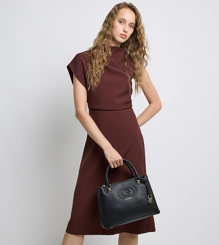 CALEBRA Logo Appliqued Satchel Bag