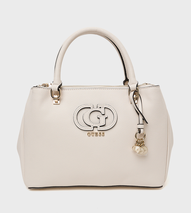 CALEBRA Logo Appliqued Satchel Bag
