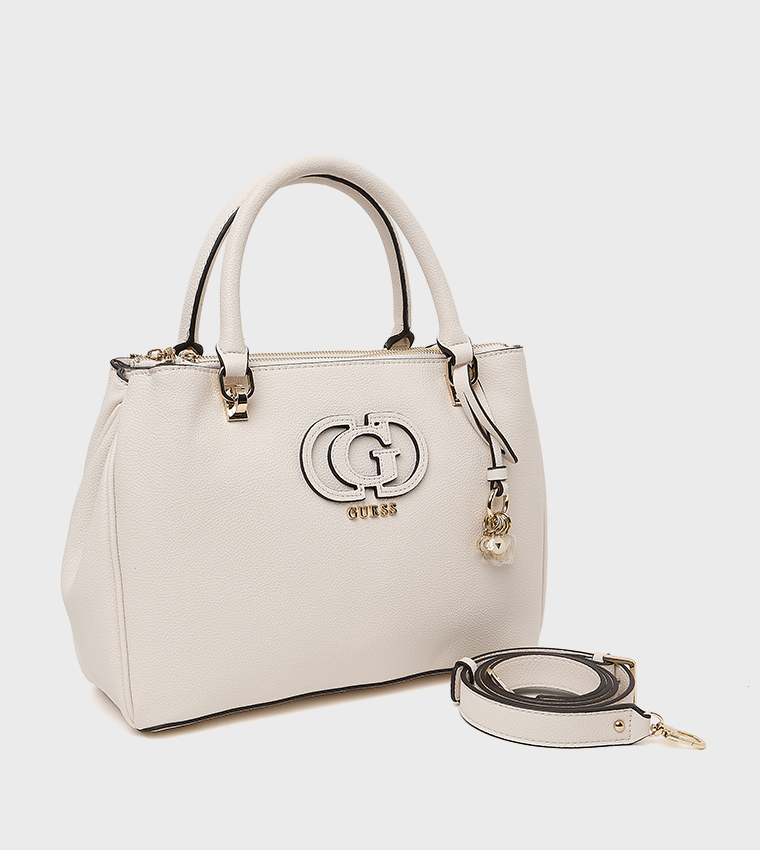 CALEBRA Logo Appliqued Satchel Bag