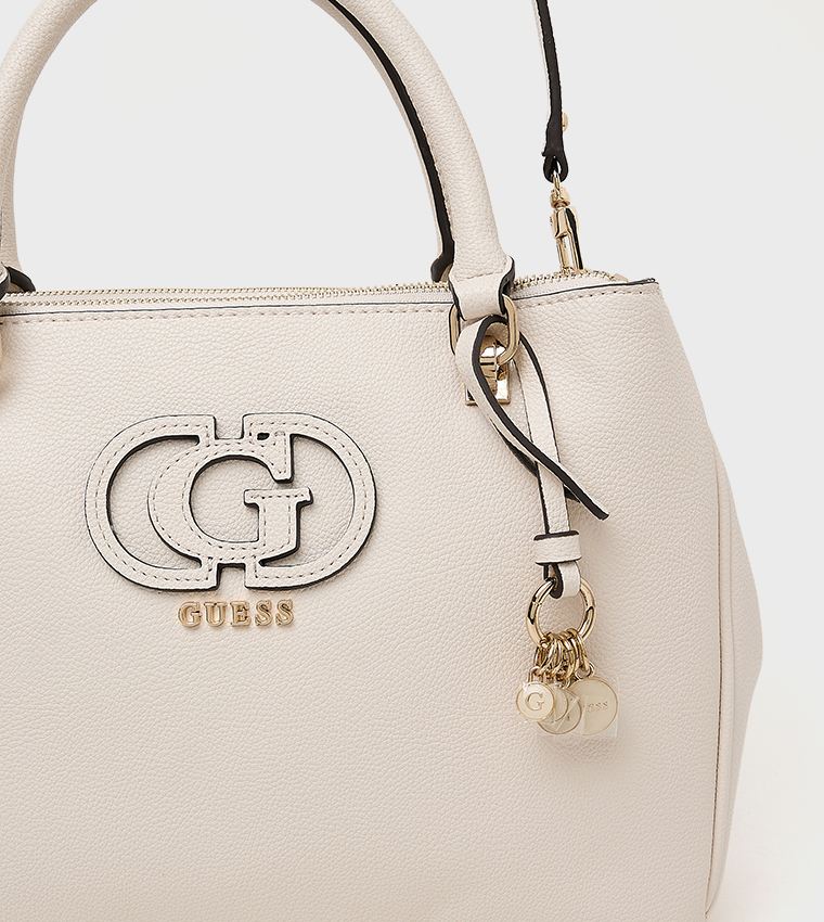 CALEBRA Logo Appliqued Satchel Bag