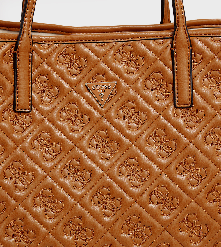 ADELASIA Debossed 2-in-1 Tote Bag