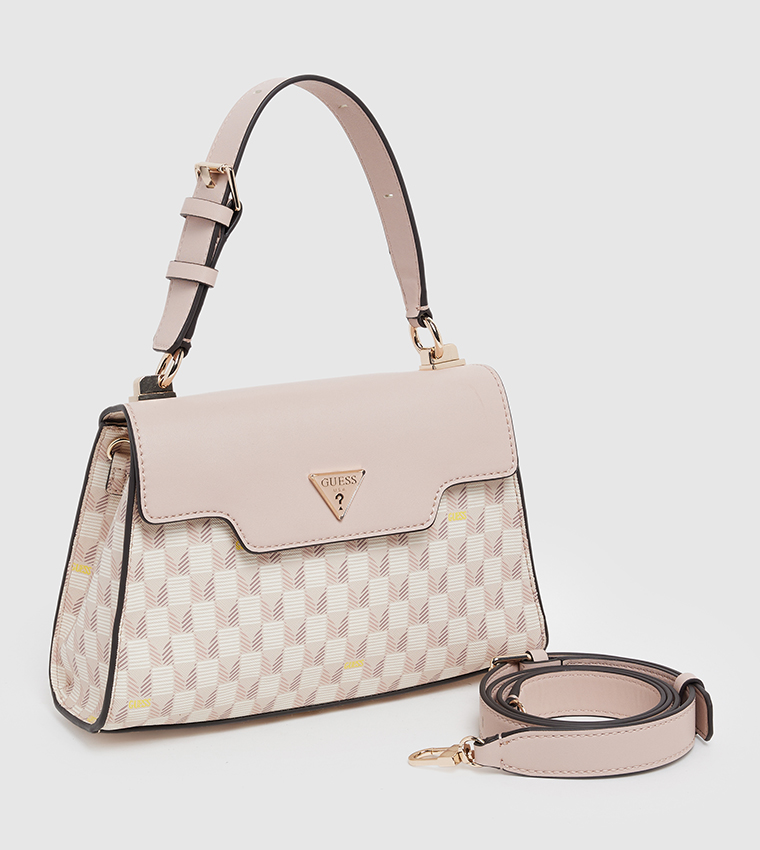 G WAVE II Patterned Flap Shoulder Bag