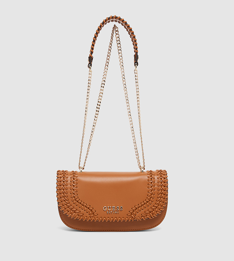 TATUM Logo Detail Convertible Crossbody Bag