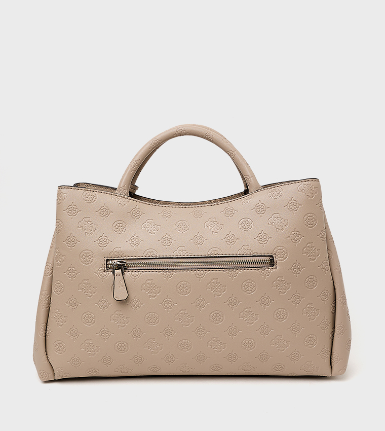PHOEBE GIRLFRIEND Logo Debossed Handheld Bag