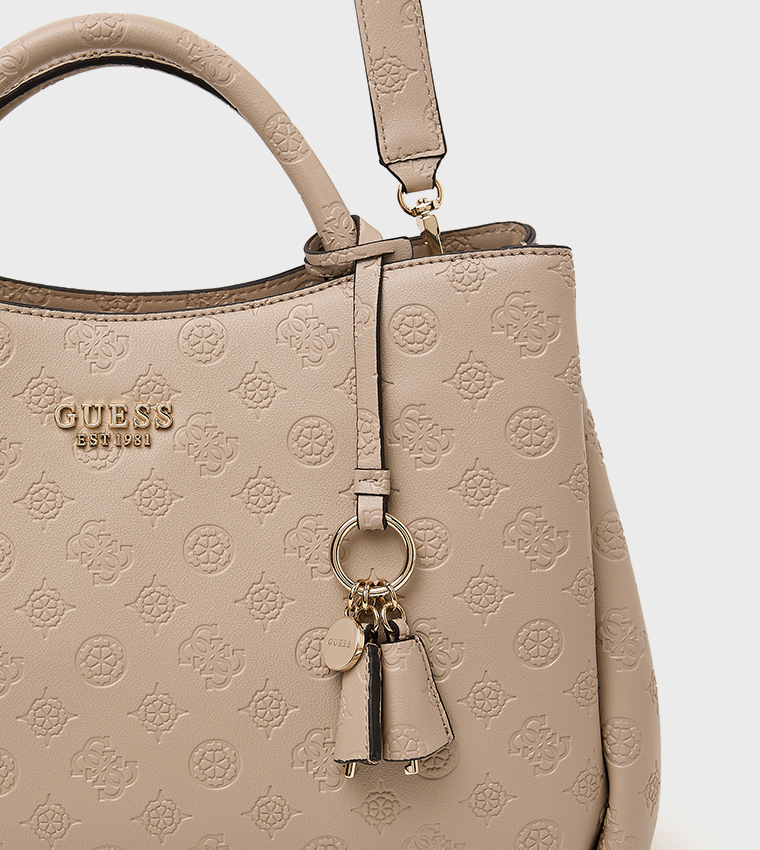 PHOEBE GIRLFRIEND Logo Debossed Handheld Bag