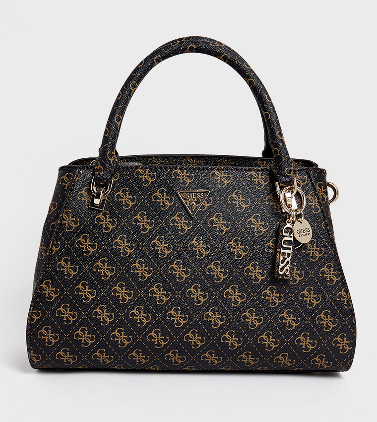 NOELLE II LUXURY Logo Patterned Satchel Bag