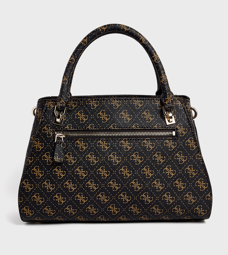 NOELLE II LUXURY Logo Patterned Satchel Bag