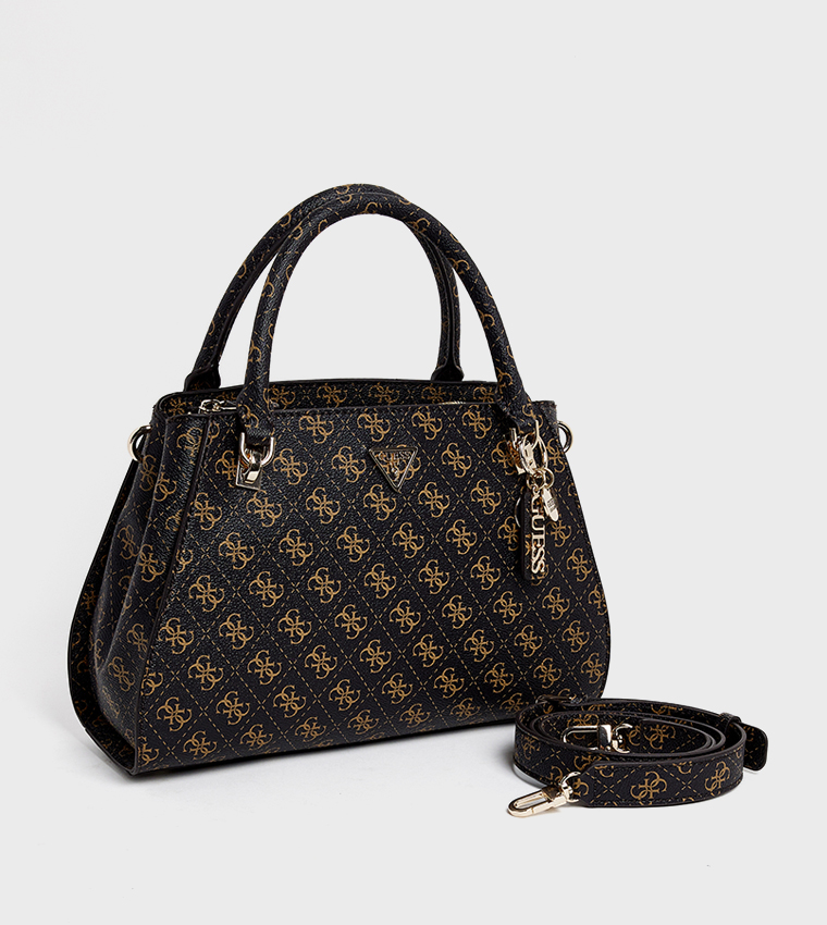 NOELLE II LUXURY Logo Patterned Satchel Bag