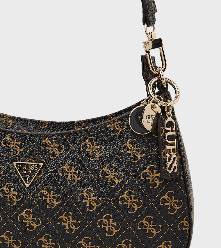 NOELLE II Logo Patterned Shoulder Bag