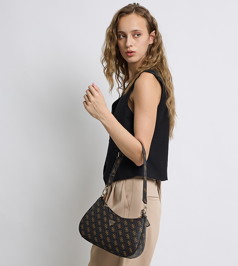 NOELLE II Logo Patterned Shoulder Bag