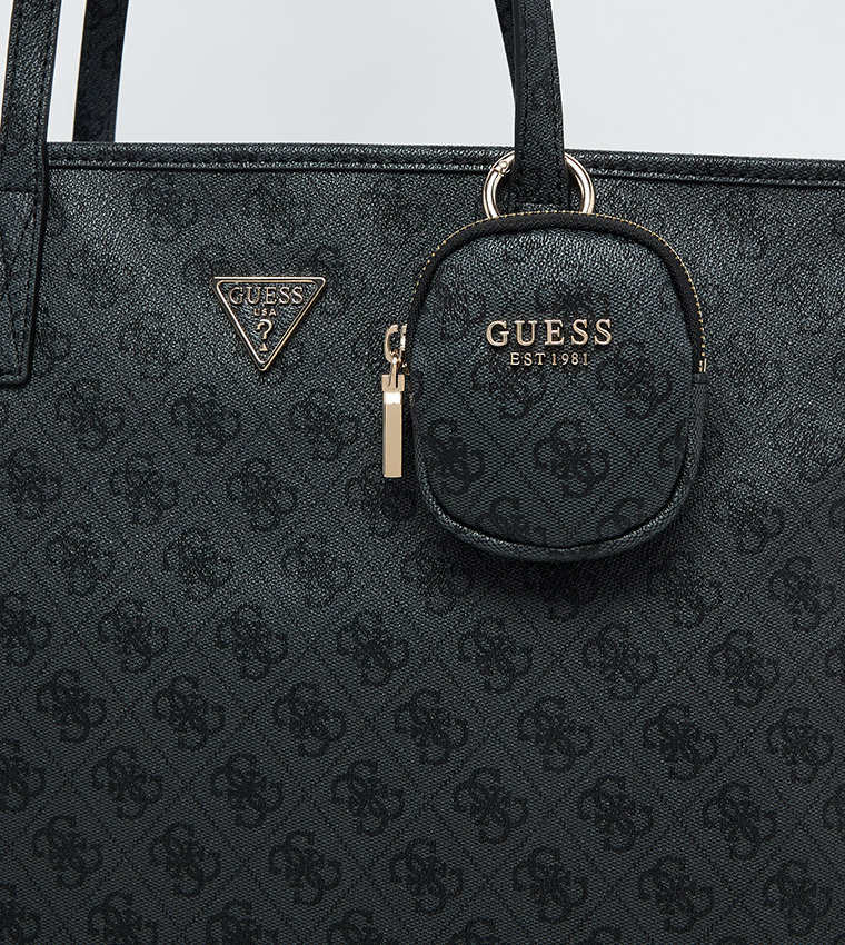 POWER PLAY II Logo Printed Tote Bag Set, Large