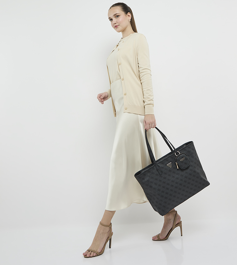 POWER PLAY II Logo Printed Tote Bag Set, Large