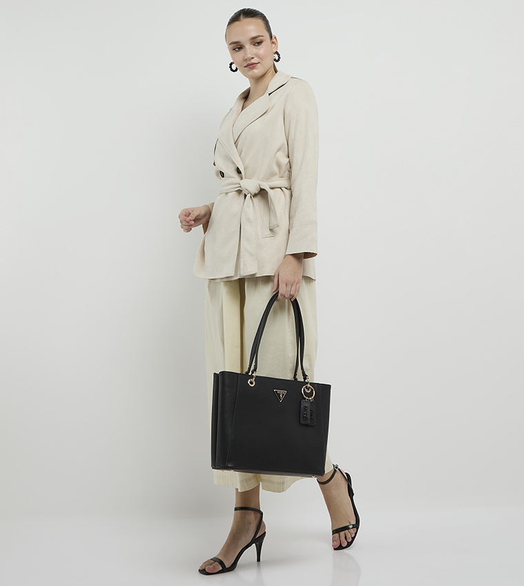 NOELLE II Logo Detail Tote Bag