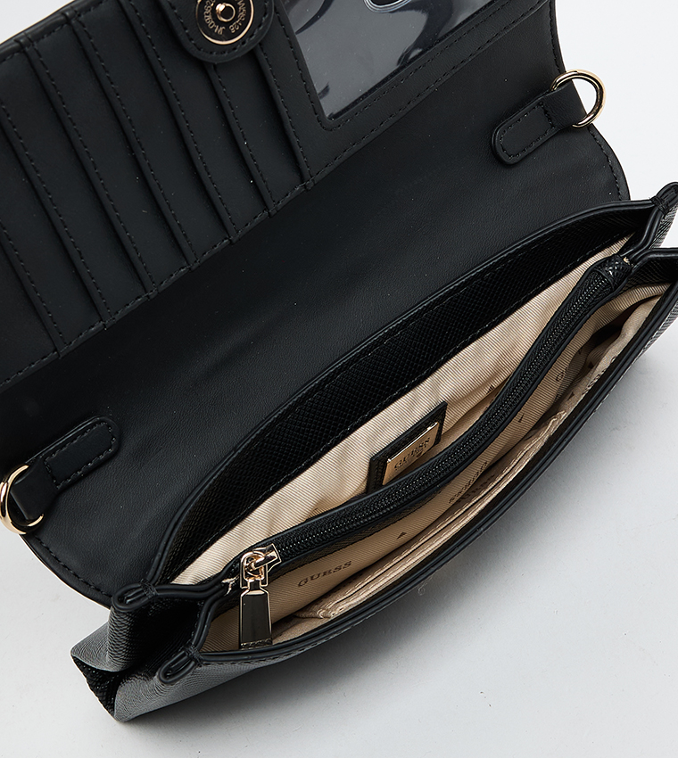 NOELLE II Textured Flap Crossbody Bag