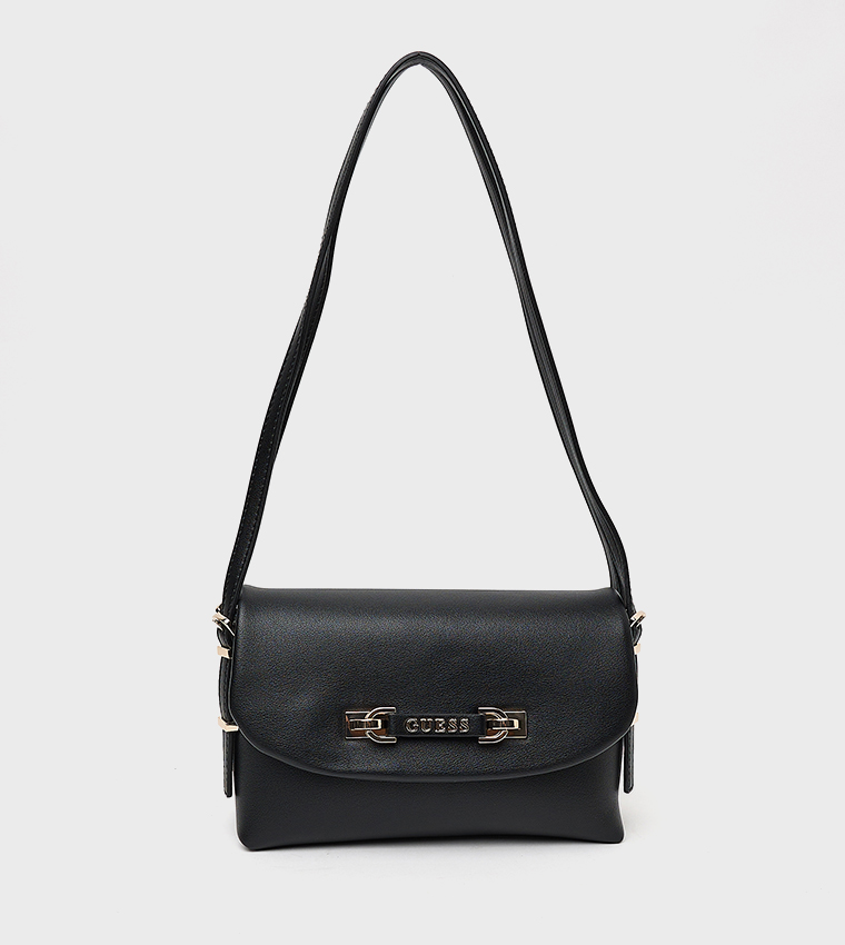 LEFIA Textured Flap Shoulder Bag