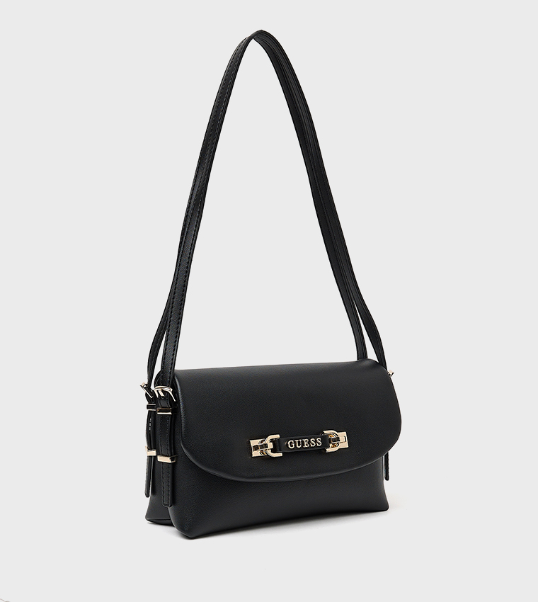 LEFIA Textured Flap Shoulder Bag
