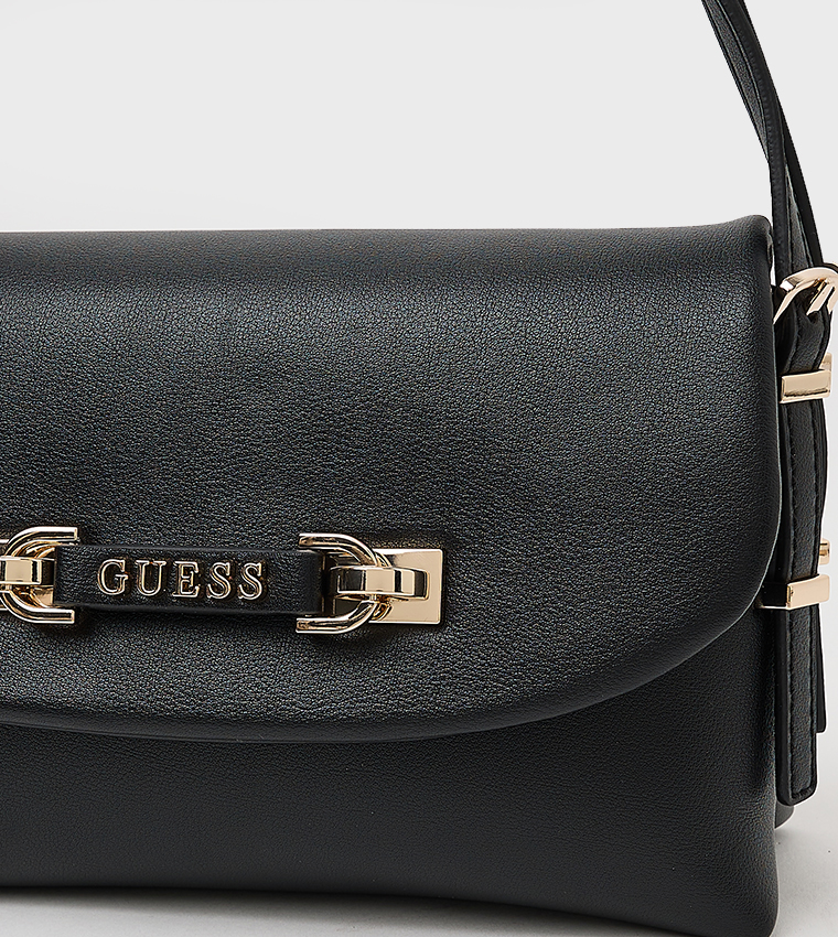LEFIA Textured Flap Shoulder Bag