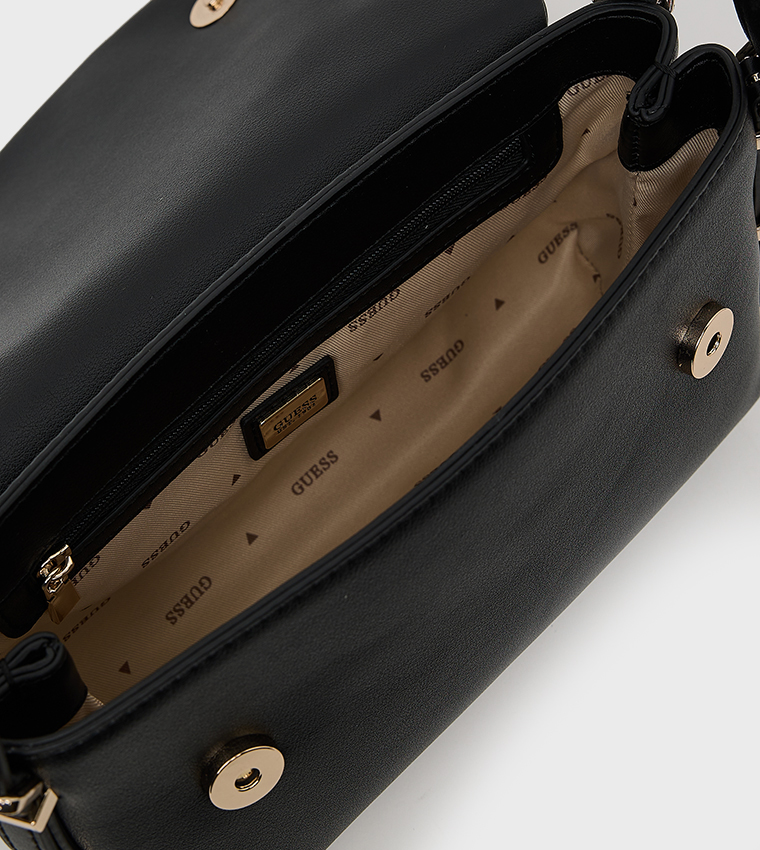 LEFIA Textured Flap Shoulder Bag