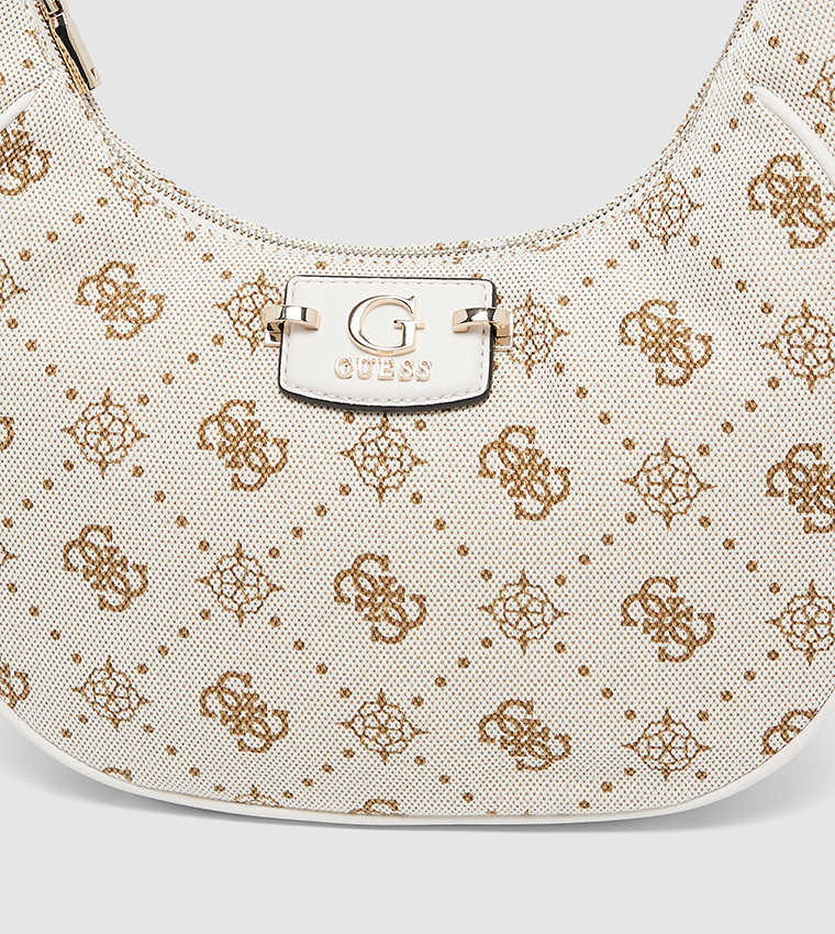 NEDA Monogram Patterned Hobo Bag