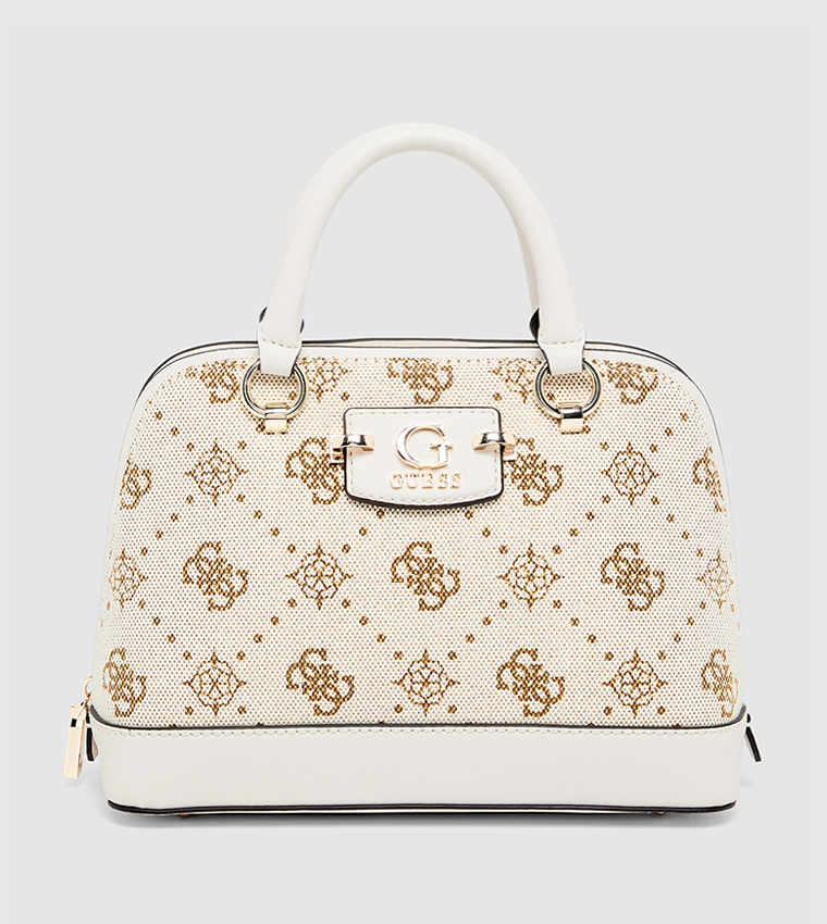 NEDA Monogram Patterned Satchel Bag