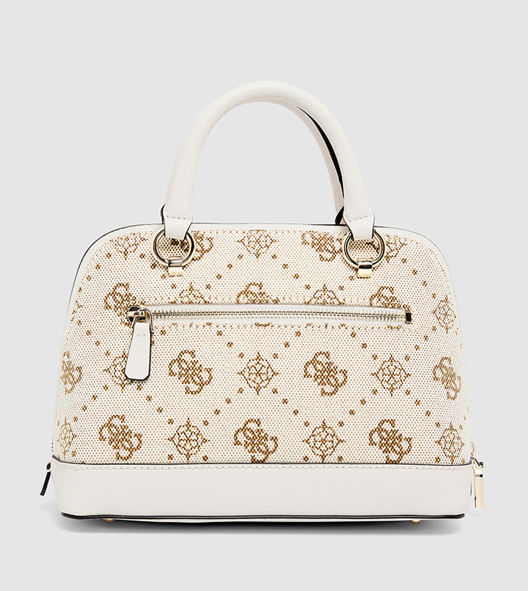 NEDA Monogram Patterned Satchel Bag