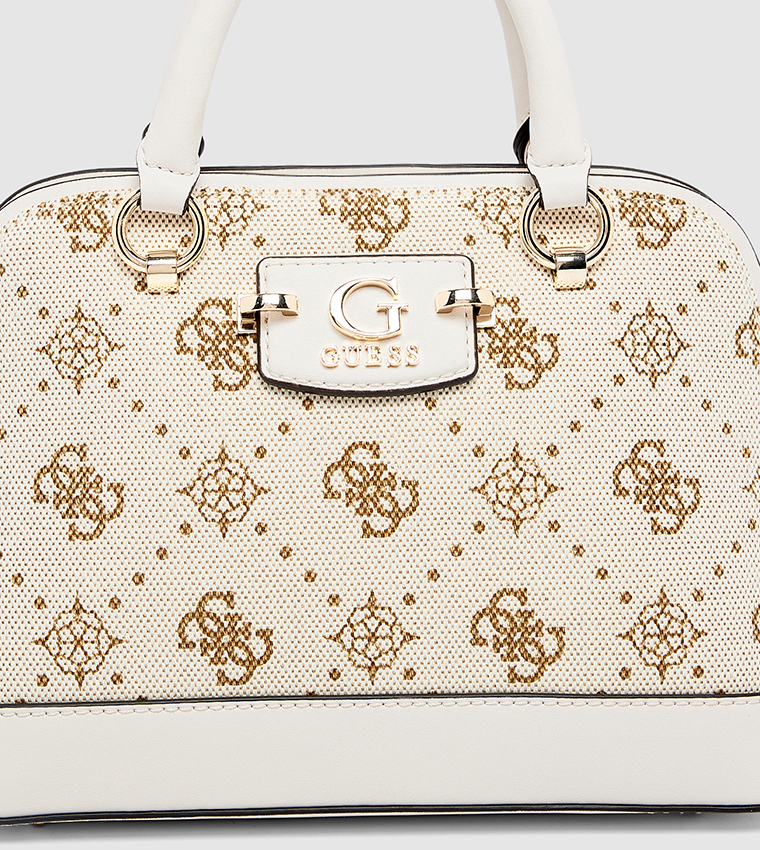 NEDA Monogram Patterned Satchel Bag