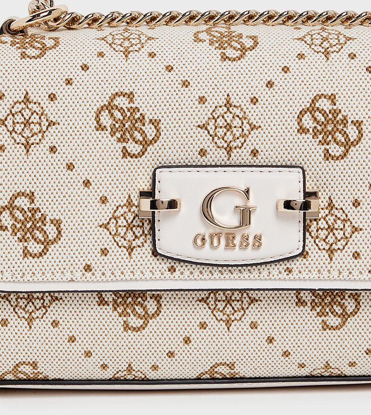 NEDA Logo Patterned Convertible Crossbody Bag