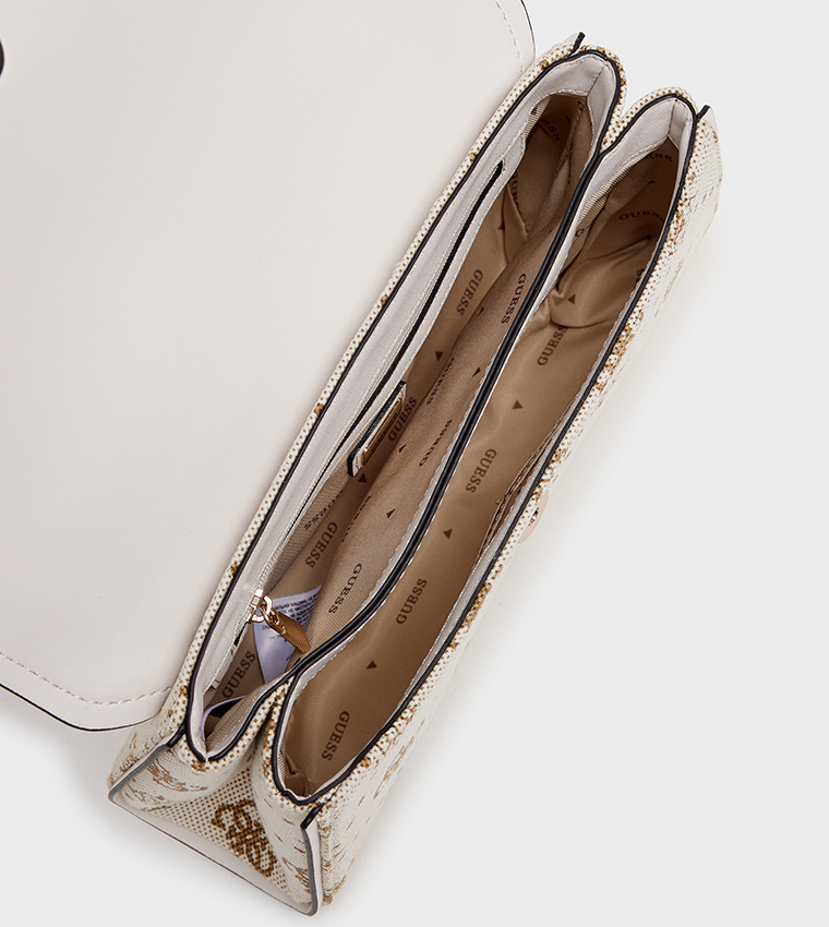 NEDA Logo Patterned Convertible Crossbody Bag