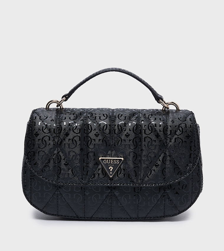 ALDINA Quilted Flap Top Handle Bag