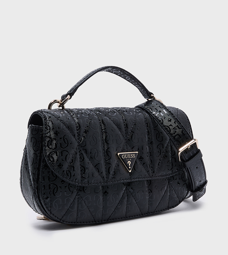 ALDINA Quilted Flap Top Handle Bag