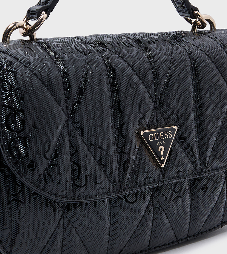 ALDINA Quilted Flap Top Handle Bag