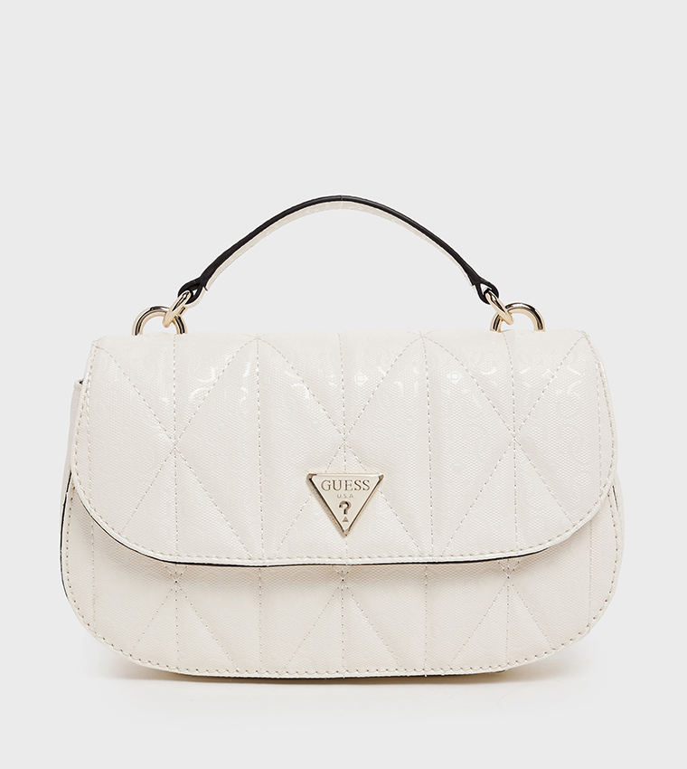 ALDINA Quilted Flap Top Handle Bag