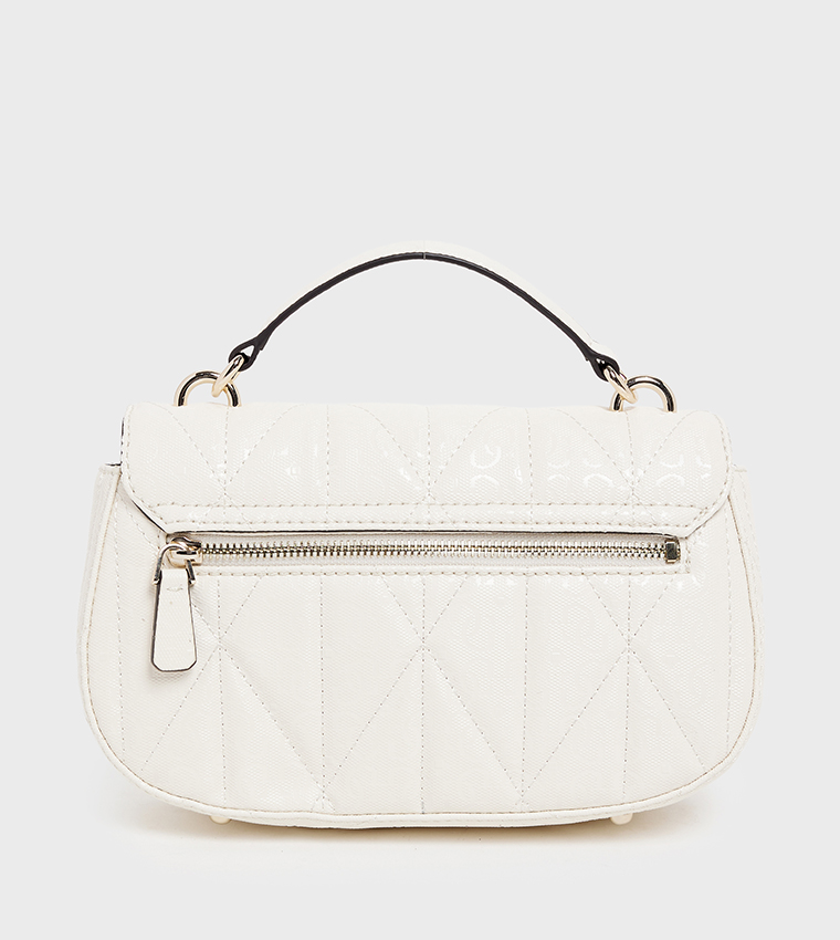 ALDINA Quilted Flap Top Handle Bag