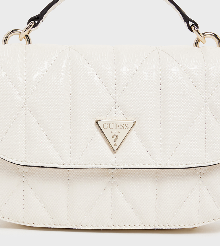 ALDINA Quilted Flap Top Handle Bag