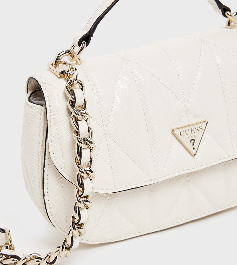 ALDINA Quilted Flap Top Handle Bag