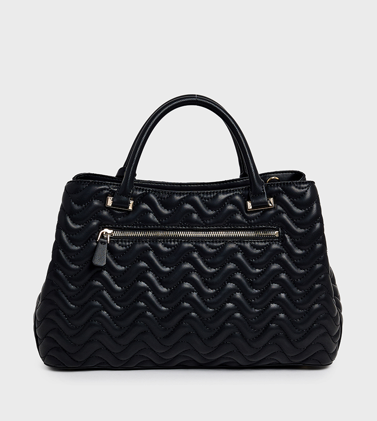 MELISANDRA Quilted Satchel Bag