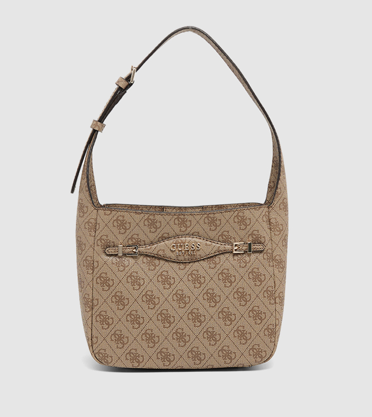 KATYA Monogram Patterned Shoulder Bag