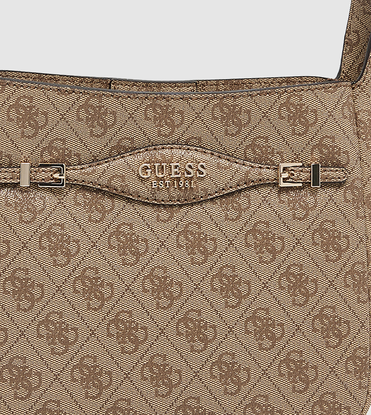 KATYA Monogram Patterned Shoulder Bag