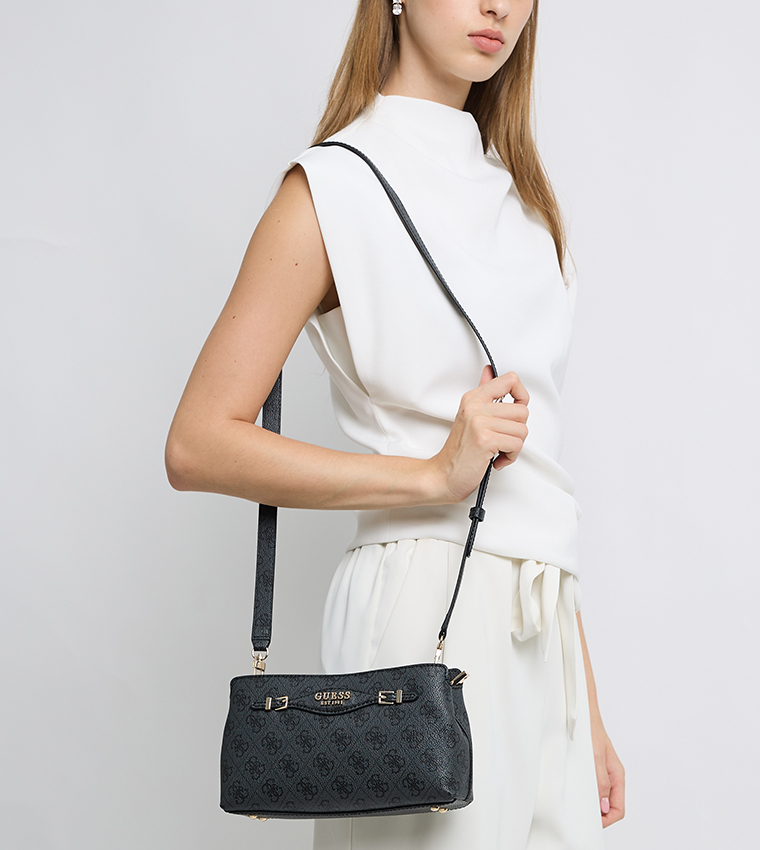 KATYA Logo Patterned Crossbody Bag