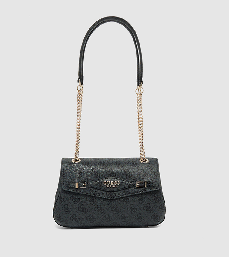 KATYA Monogram Patterned Convertible Shoulder Bag