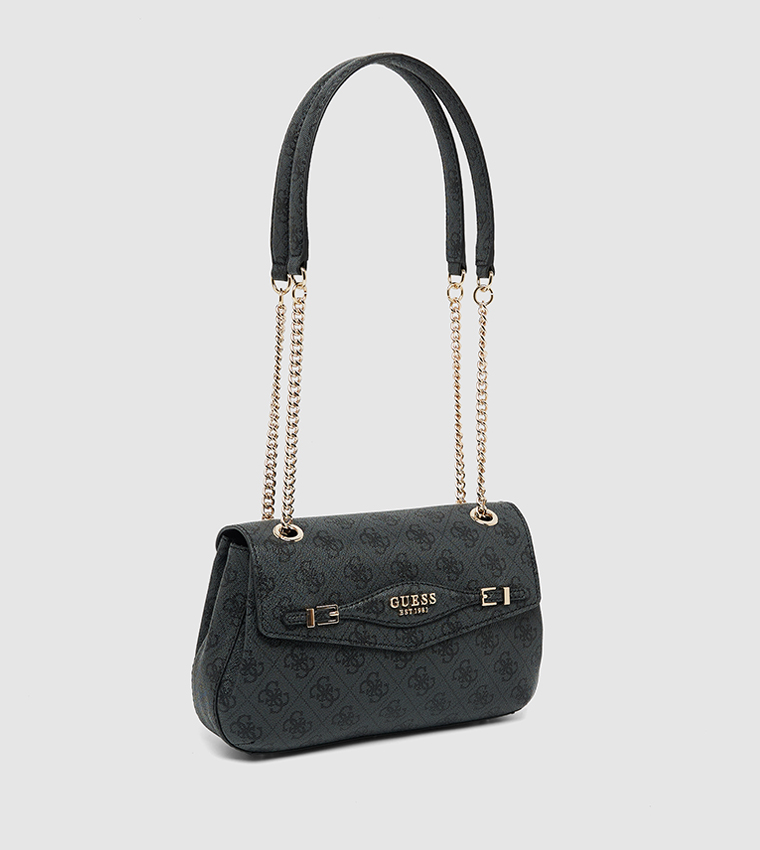 KATYA Monogram Patterned Convertible Shoulder Bag