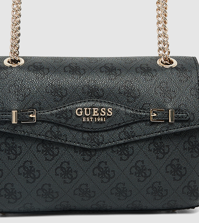 KATYA Monogram Patterned Convertible Shoulder Bag