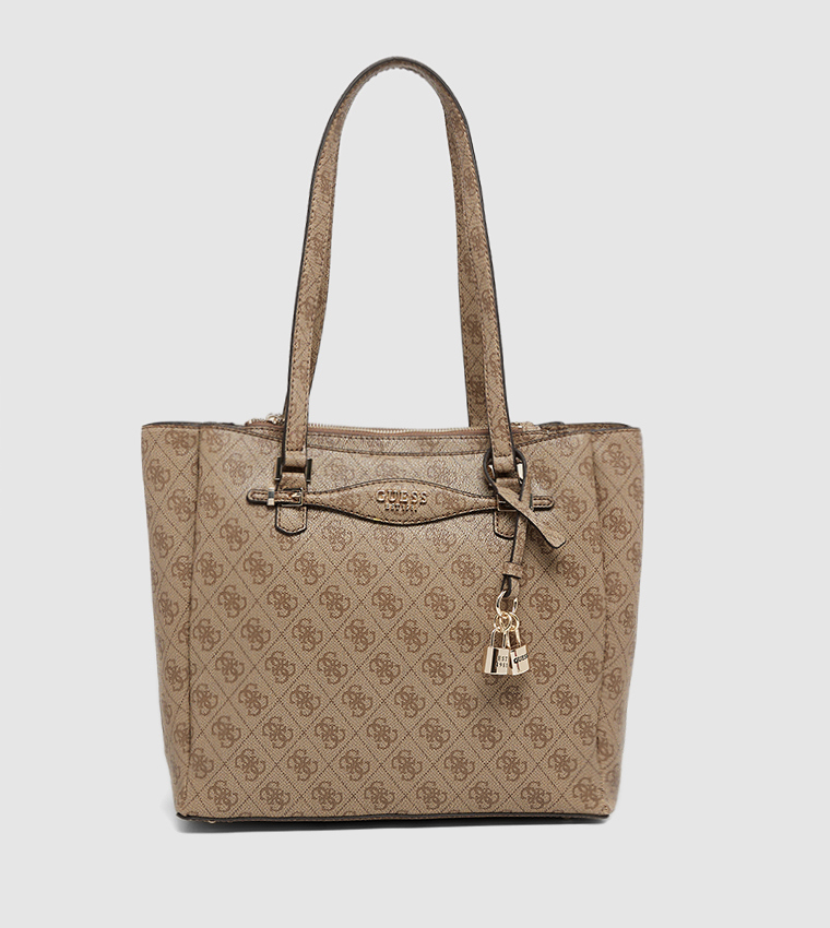 KATYA Monogram Patterned Shoulder Bag