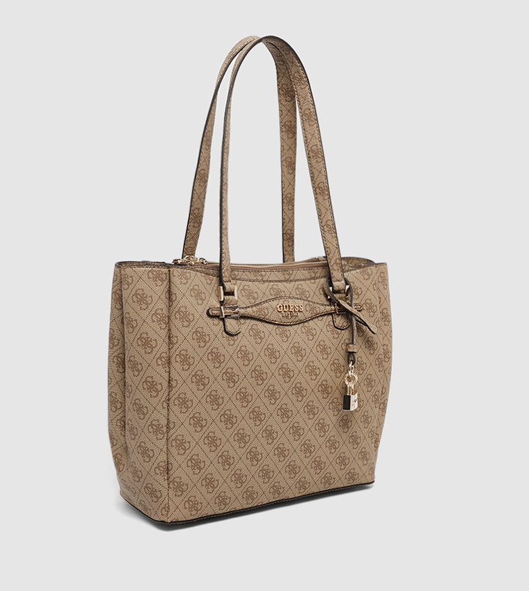KATYA Monogram Patterned Shoulder Bag