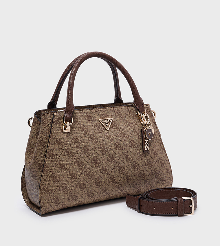 NOELLE II LUXURY Logo Patterned Satchel Bag